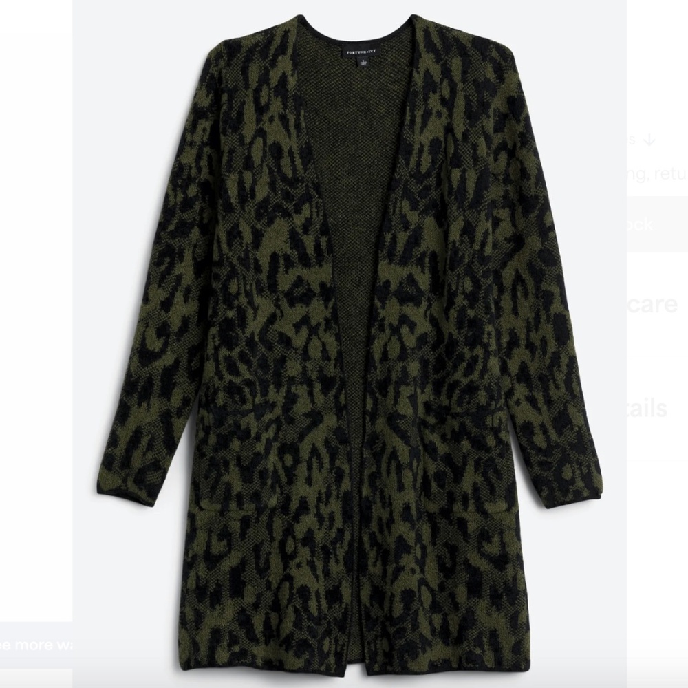Fortune & Ivy Karrie Long Sleeve Cardigan